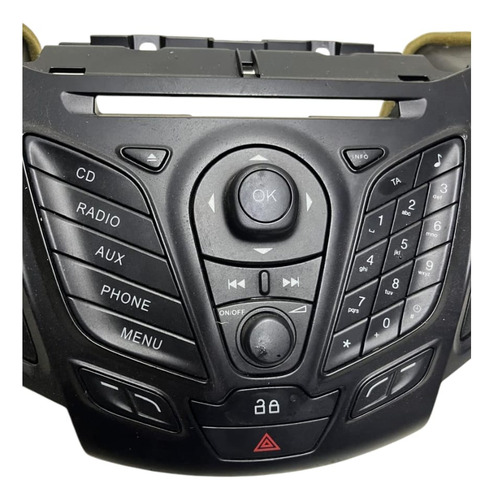 Painel Comando Multimidia Ford New Fiesta 2014 2015 2016 