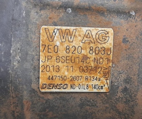 Compressor Ac Vw Amarok 2014 - 7e0820803j