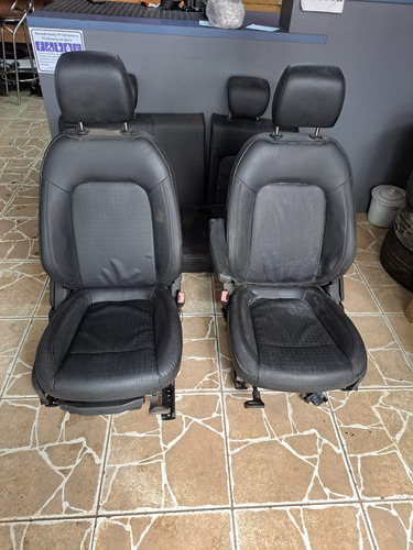Jogo Banco Couro Chevrolet Sonic 2012 2013 2014 Completo