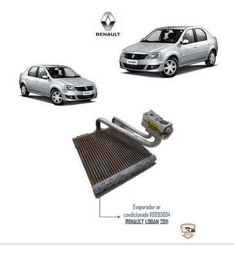 Evaporador Ar Condicionado Renault Logan Sandero 2011 2012