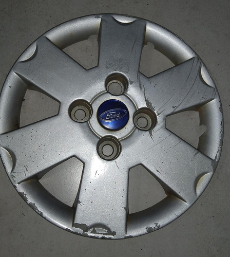 Calota Da Roda Ford Ka Fiesta Aro 13 Prata 1997/1999