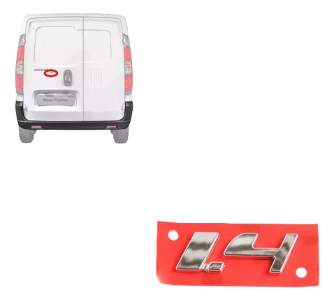 Sigla Emblema 1.4  Fiat Nova Fiorino 14/22 100217350