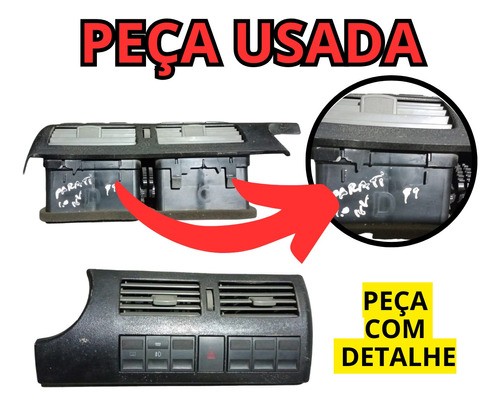 Difusor Ar Central Volkswagen Gol Parati Saveiro G3 2000 /05