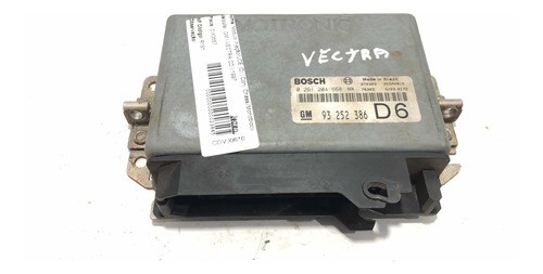 Módulo De Injeção Gm Vectra 2.0 16v 93252386 D6 Bosch