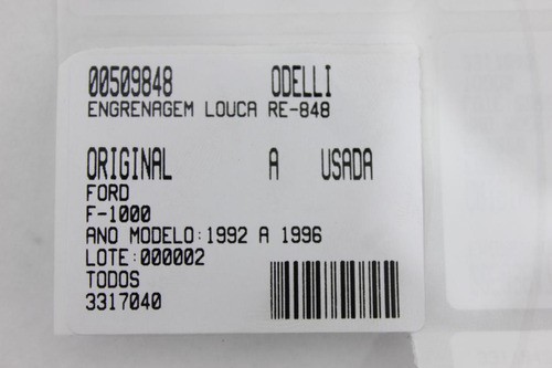 Engrenagem Louca Re F-1000 92/96 Usado (848)