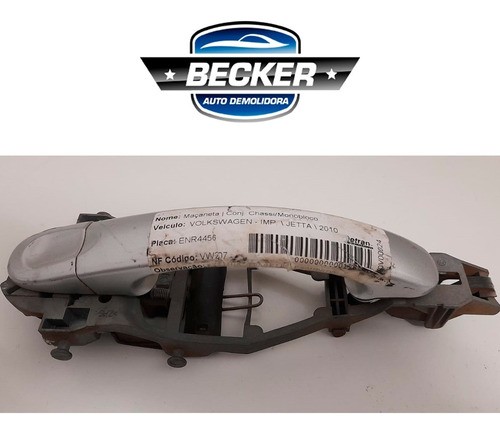 Maçaneta Externa Traseira Esquerda Vw Jetta 2010 - 1k0837886