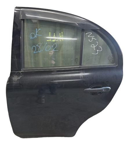 Porta Traseira Esquerda Nissan March 2015 2016 2017 2018 