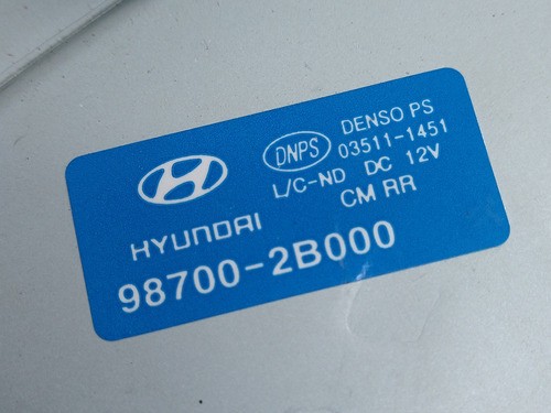 Máquina Motor Limpador Traseiro Hyundai Santa Fé 2009 2010