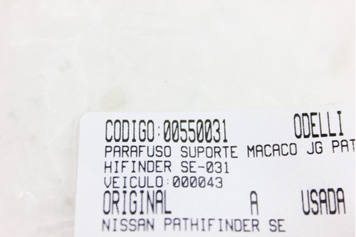 Parafuso Suporte Macaco Jg Pathifinder Se 98/04 (031)