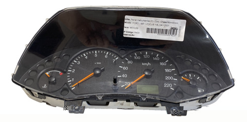 Painel De Instrumentos Ford Focus 01 Até 08 98ap10841bc