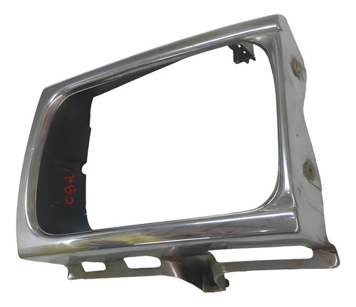 Aro Moldura Suporte Farol Hilux Cromado 1998 2004 Esquerdo