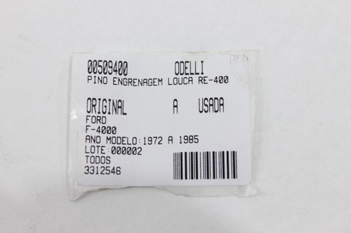 Pino Engrenagem Louca Re F-4000 72/85 Usado (400)