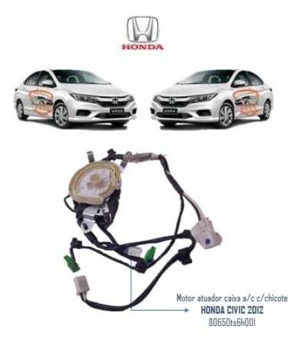 Motor Atuador Caixa Ar Condicionado New Civic 2012 2013 2014