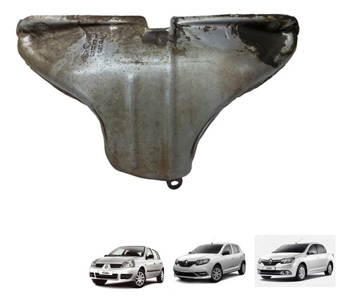 Protetor Calor Coletor Escape Renault Sandero Logan Clio 1.0