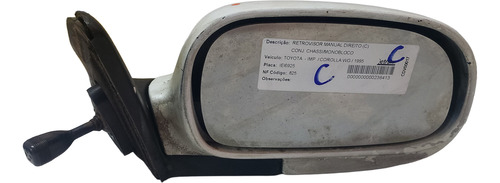 Retrovisor Corolla 1993 1994 1995 1996 1997 Direito Manual