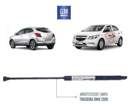 Amortecedor Da Tampa Traseira Gm Onix 2018 