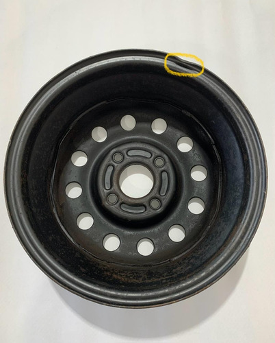 Roda De Ferro Aro 13  Vw Ford 5x13 4 Furos Original