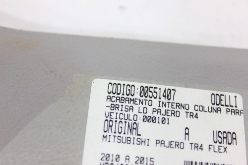 Acabamento Int Coluna Para-brisa Ld Pajero Tr4 Flex 10/15 Us