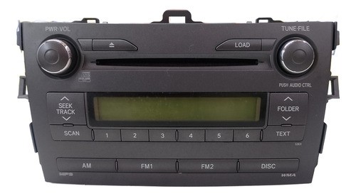 Radio Toyota Corolla 2009 2010 2011 2012 2013 Original Usado