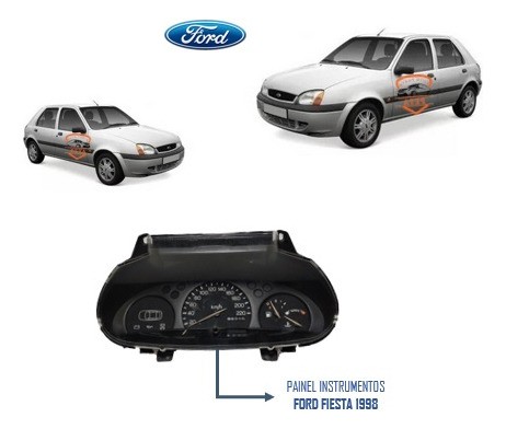 Painel Instrumento Velocimetro Ford Fiesta 1998 1999 2000