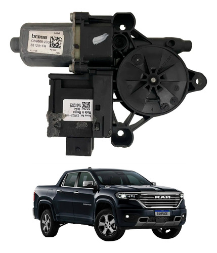 Motor Máquina Vidro Dianteiro Direito Rampage Laramie 2024
