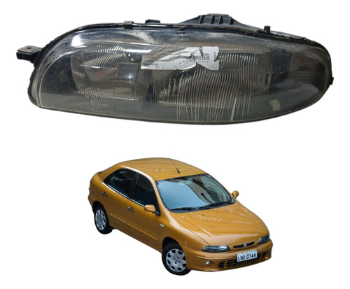 Farol Dianteiro Esquerdo Fiat Brava 1999 A 2003 (ap)
