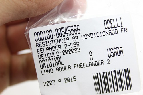 Resistência Ar Condicionado Freelander 2 07/15 Usado (586)