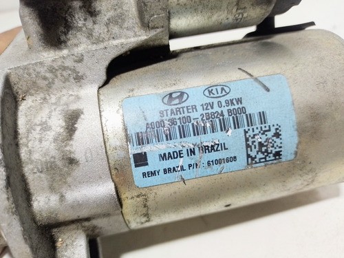 Motor De Partida/arranque Hyundai Hb20 1.6 16v Manual 13/19 