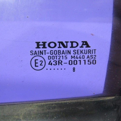 Vigia Vidro Porta Traseira Esquerda Honda Civic Ano 2007 Á 2012