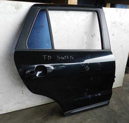Porta Traseira Direita Hyundai Santa Fé 09/13 Com Detalhe