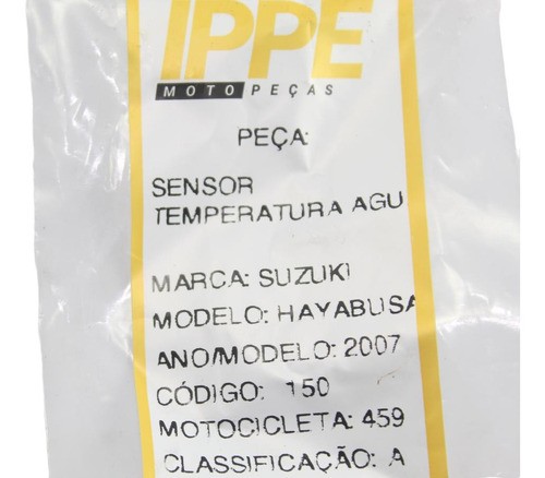 Sensor Temperatura Agua Suzuki Hayabusa (459) 2007