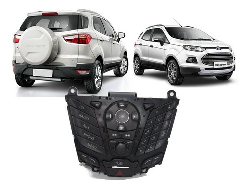 Comando Botão Rádio Original Ford Ecosport 2012 À 2016