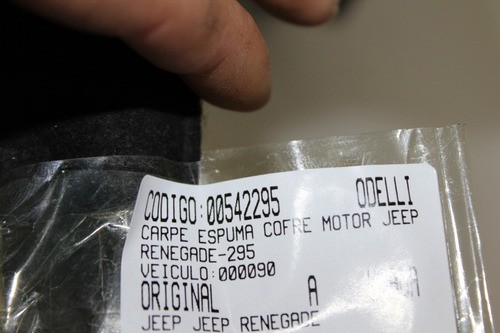 Carpe Espuma Cofre Motor Jeep Renegade 15/22 Usado (295)