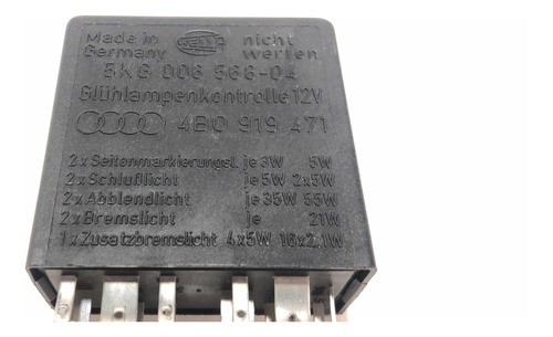 Relê Controle Das Luzes Audi A3 99 Até 06 4b0919471 Hella