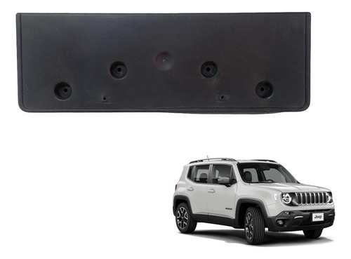 Suporte Moldura Placa Jeep Renegade 2015 2016 2017 2018 2019