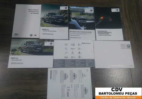 Manual De Instruções Bmw X5 2013/2014 Original