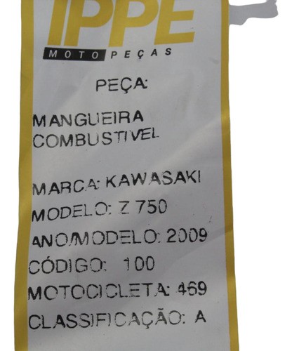 Mangueira Combustivel Kawasaki Z750 (469) 2009