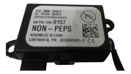 Transponder Imobilizador Spin  Cobalt Ltz  2015 13500157