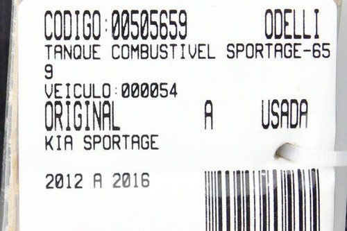 Tanque Combustivel Sportage 12/16 Usado (659)