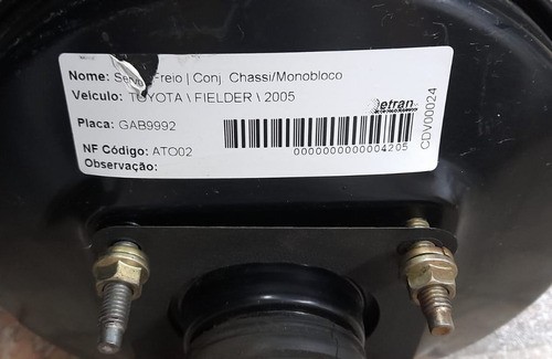 Hidrovácuo Servo Toyota Fielder 2005 - 4720002360