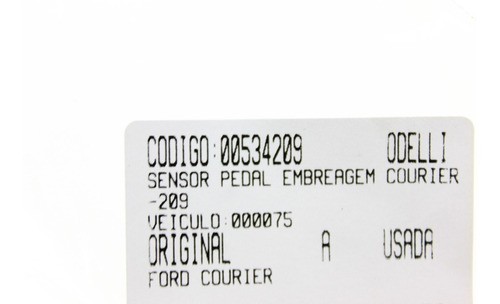 Sensor Pedal Embreagem Courier 96/13 Usado (209)