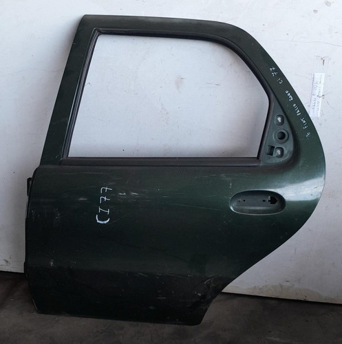 Porta Traseira Esquerda Verde Fiat Palio 1997 A 2002