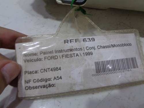 Painel De Instrumentos Ford Fiesta 1999 Manual