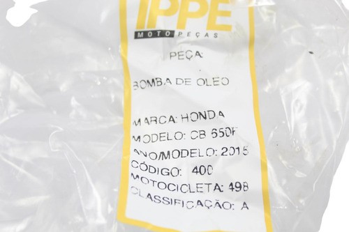 Bomba De Oleo Honda Cb 650f (498)