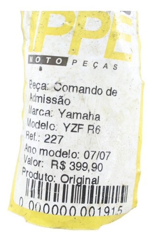 Comando Admissão Yamaha Yzf R6 (227)