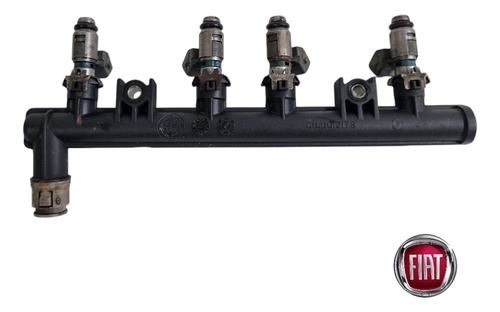 Flauta Bico Injetor Fiat Palio Siena Uno Fire 1.0 8v Flex