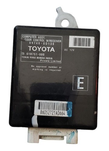 Módulo Controle Portas Toyota Etios 2013 2014 2015 2016 2017