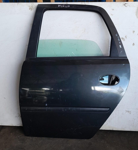 Porta Traseira Esquerda Chumbo Gm Meriva 2005 Com Detalhe