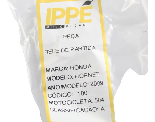 Rele De Partida Honda Hornet (504) 2009