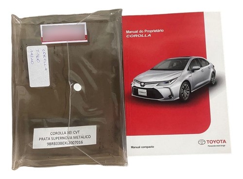 Manual Proprietário Corolla 2019 2020 